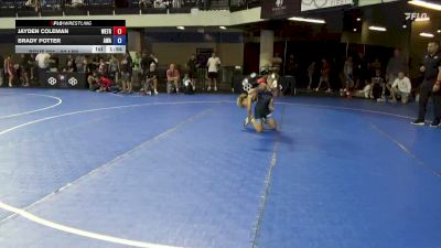 96 lbs Cons. Sub-quarters - Jayden Coleman, Well Trained vs Brady Potter, Askren Wrestling Academy