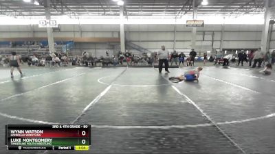 80 lbs Round 3 - Wynn Watson, Homedale Wrestling vs Luke Montgomery, Timberline Youth Wrestling