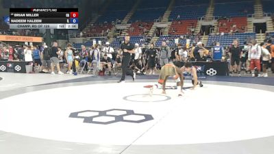 138 lbs Champ. Rd Of 128 - Brian Miller, California vs Nadeem Haleem, Illinois