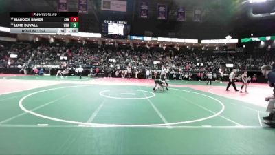 102 lbs Champ. Round 1 - Maddox Baker, CPWA vs Luke DuVall, WPW1