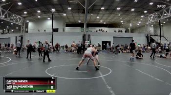 126 lbs Round 5 (8 Team) - Cayden Farver, LBWC vs Wes Baumgartner, Rebellion