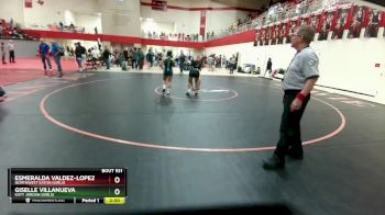 120 lbs Round 2 - Esmeralda Valdez-Lopez, Northwest Eaton (Girls) vs Giselle Villanueva, Katy Jordan (Girls)