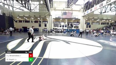 145 lbs Round Of 32 - Luke Brazanskas, Delaware Valley vs Colin Dupill, Greeneville High School