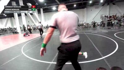 61 lbs Consi Of 8 #2 - Jeremiah Morales, Toppenish BadBoy vs Adrian Morales, SoCal Hammers