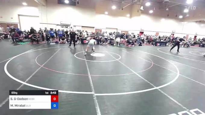 65 kg Cons 64 #1 - Skyler Geier-Dodson, Nebraska vs Moses Mirabal ...