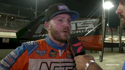 Tyler Courtney Reacts After Wednesday Podium Finish At Eldora Speedway