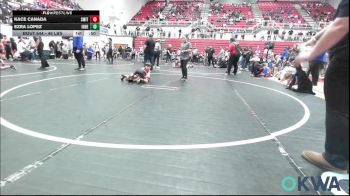 46 lbs Consi Of 16 #2 - Kace Canada, Smith Wrestling Academy vs Ezra Lopez, Independent