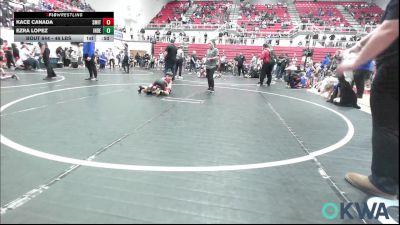 46 lbs Consi Of 16 #2 - Kace Canada, Smith Wrestling Academy vs Ezra Lopez, Independent