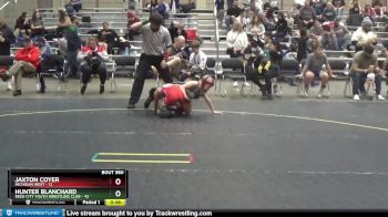 64 lbs Semifinal - Hunter Blanchard, Reed City Youth Wrestling Club vs Jaxton Coyer, Michigan West