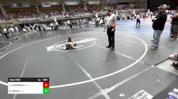 70 lbs Semifinal - Joshua Gustafson, NM Outlawz vs Deshawn Doyle, Steel City Reloaded WC