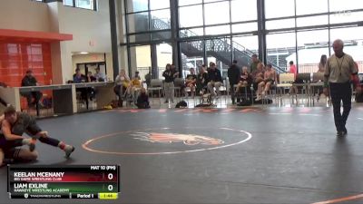 J-6 lbs Semifinal - Keelan McEnany, Big Game Wrestling Club vs Liam Exline, Hawkeye Wrestling Academy