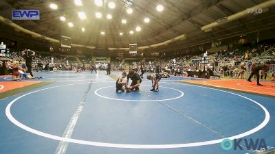 49 lbs Consi Of 8 #2 - Finn Morse, Sallisaw Takedown Club vs Maisyn Malone, Bartlesville Wrestling Club