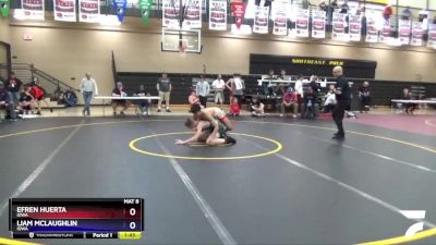 145 lbs Cons. Round 2 - Efren Huerta, Iowa vs Liam McLaughlin, Iowa