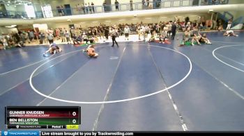 120 lbs Cons. Round 1 - Gunner Knudsen, Sanderson Wrestling Academy vs Ben Belliston, Timpanogos Wrestling