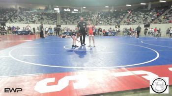 76 lbs Quarterfinal - Alex Peak, Collinsville Junior High vs Marleigh Howell, Poteau