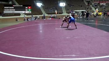 141 lbs Round 2 (10 Team) - Caleb Benton, Truett-McConnell (Ga.) vs Wyatt Davis, Lindsey Wilson (Ky.)