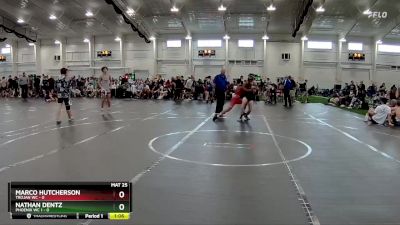 106 lbs Round 2 (4 Team) - Marco Hutcherson, Trojan WC vs Nathan Dentz, Phoenix WC 1