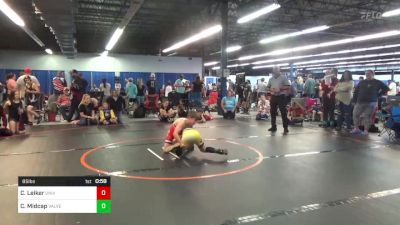 85 lbs Semifinal - Corbin Leiker, University WC vs Cody Midcap, Valley Vengeance