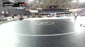 Girls 4A 115 lbs Cons. Round 4 - Jordyn Jamison, Hanford (Girls) vs Olivia Bishop, Redmond (Girls)