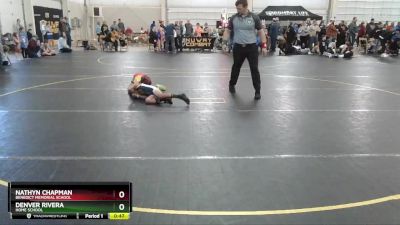 64/67 Quarterfinal - Nathyn Chapman, Benedict Memorial School vs Denver Rivera, Home School