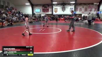 Semifinal - Evan Richers, Fort Madison Wrestling Club vs Jase Lohmeyer, Quincy Champions