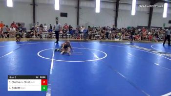 58 lbs Prelims - Carson Chatham- Smith, Mustang Youth vs Beau Abbott, Roundtree