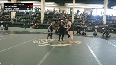 180 lbs Champ. Round 1 - Shenita Lawson, North Central College vs Brooklyn Sage, Albion