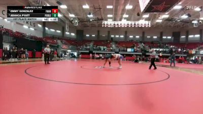 235 lbs 1st Place Match - Emmy Gonzalez, Franklin vs Jessica Pyatt, Pebble Hills