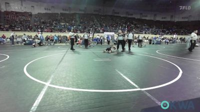 61 lbs Round Of 32 - Lucas Willman, Cushing Tigers vs Holt McGill, Woodward Youth Wrestling