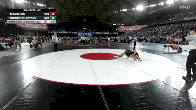 Boys 2A 126 lbs Semifinal - Isaiah Rios, Toppenish vs Dominic Ellertson, Anacortes