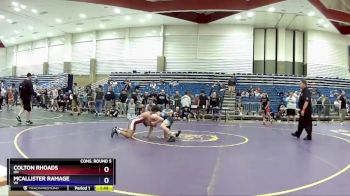 120 lbs Cons. Round 5 - Colton Rhoads, OH vs McAllister Ramage, WI