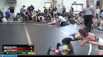 84 lbs Round 3 - Brycen Dawley, POWA vs Braxton Smith, Diamond Fish