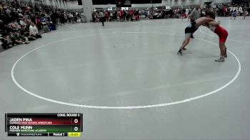 132 lbs Cons. Round 3 - Cole Munn, Premier Wrestling Academy vs Jaden Pina, Caprock High School Wrestling