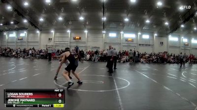 150 lbs Round 1 (6 Team) - Logan Souders, St. Paris Graham vs Jerome Maynard, Ohio Valley