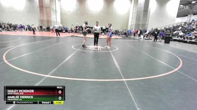 110 lbs Cons. Round 2 - Harlee Merrick, Frontenac HS vs Hailey Mckenzie, Deer Creek (ED)