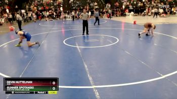 132 lbs Quarterfinal - Devin Nuttelman, CCO vs Gunner Spotanski, Shelton Wrestling Club