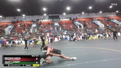 135 lbs Cons. Round 3 - Mazzy Lambert, Midwest RTC vs Grayson Garcia, Fitz Wrestling Academy