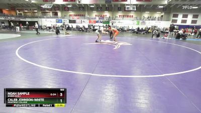 165 lbs Cons. Round 2 - Noah Sample, Baker (Kan.) vs Caleb Johnson-White, Montreat College