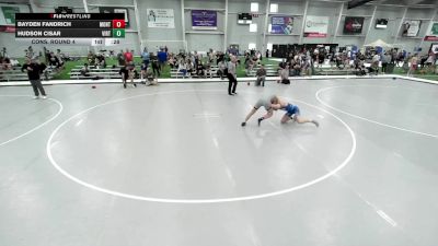 Junior Boys - 132 lbs Cons. Round 4 - Bayden Fandrich, Montana vs Hudson Cisar, Viking RTC