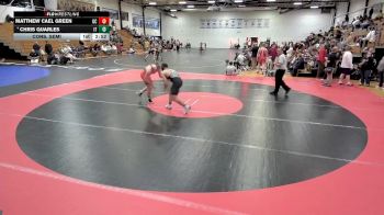 184 lbs Cons. Semi - Matthew Cael Green, Georgetown (KY) vs Chris Quarles, Indiana Tech