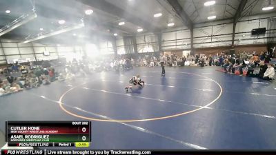 45 lbs 1st Place Match - Cutler Hone, Iron County Wrestling Academy vs Asael Rodriguez, Northside Wrestling Club