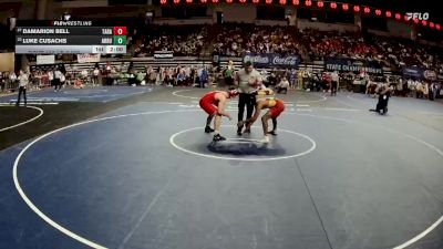 D 2 150 lbs Champ. Round 2 - Luke Cusachs, Archbishop Rummel vs Damarion Bell, Tara