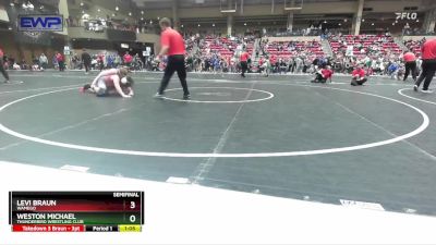 165 lbs Semifinal - Levi Braun, Wamego vs Weston Michael, Thunderbird Wrestling Club