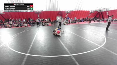 14U Girls - 105 lbs Cons. Semis - Randi Magee, Wisconsin vs Faith Kipper, Lancaster Wrestling Club