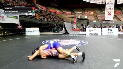 Cadet Boys Upper - 144 lbs Quarters - Jadin Gil vs Jeremiah Rosa, Firebaugh High School Wrestling