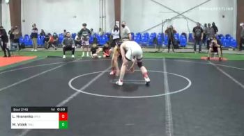 128 lbs Consolation - Logan Hrenenko, Apex vs Michael Volek, Triumph