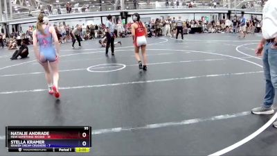 95 lbs Round 6 (8 Team) - Natalie Andrade, MGW Something Wicked vs Stella Kramer, Kraken Dream Crushers