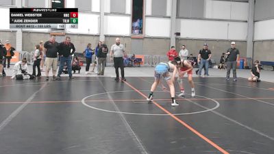 100 lbs Cons. Semis - Daniel Webster, Newberg Mat Club vs Jude Zender, Team Real Life Wrestling
