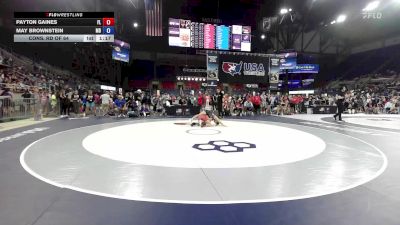 110 lbs Cons. Rd Of 64 - Payton Gaines, FL vs May Brownstein, MD