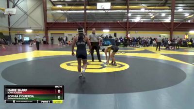 115 lbs Quarterfinal - Marie Sharp, Blair Academy vs Sophia Figueroa, Andrew High School